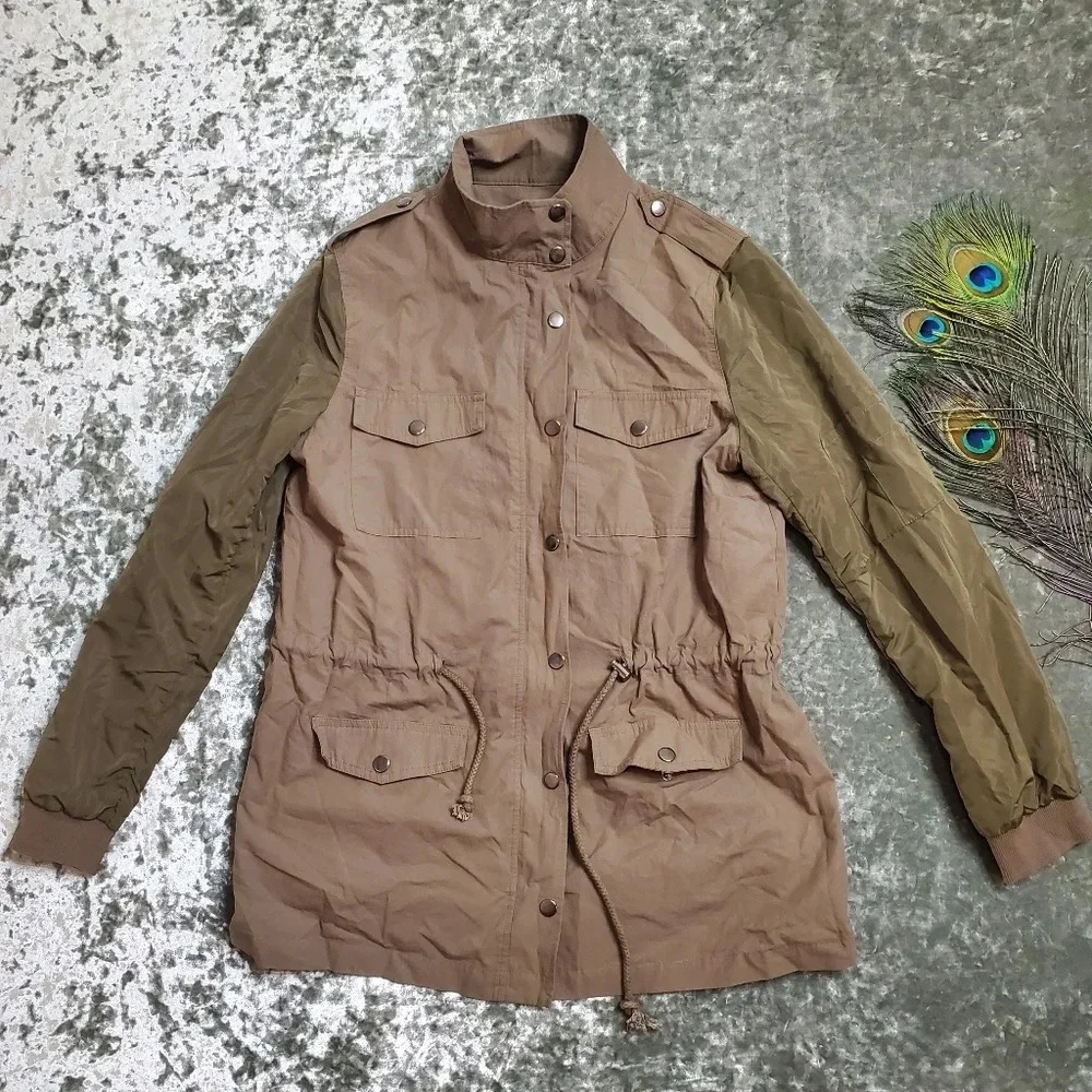 Lulu's Style Sergeant Olive Green Jacket - Picture 2 of 9